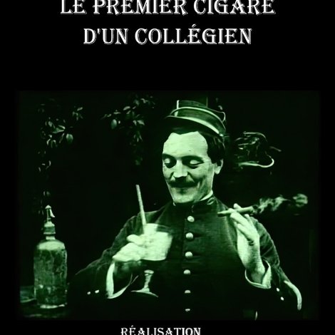 Le premier cigare d'un collégien