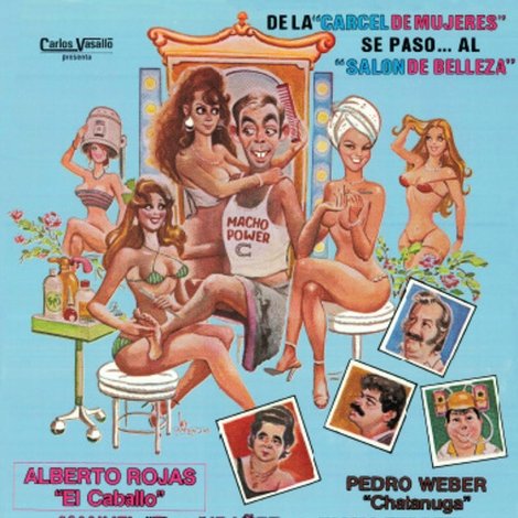 Un macho en el salón de belleza
