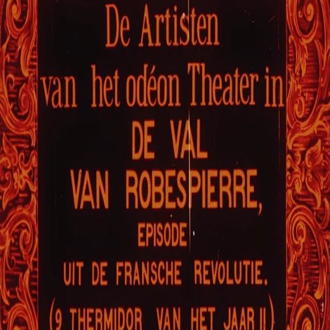 La fin de Robespierre