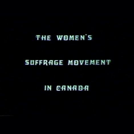 The Women's Suffrage Movement In Canada