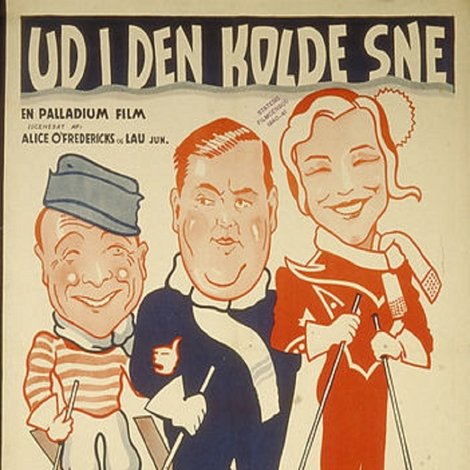 Ud i den kolde sne