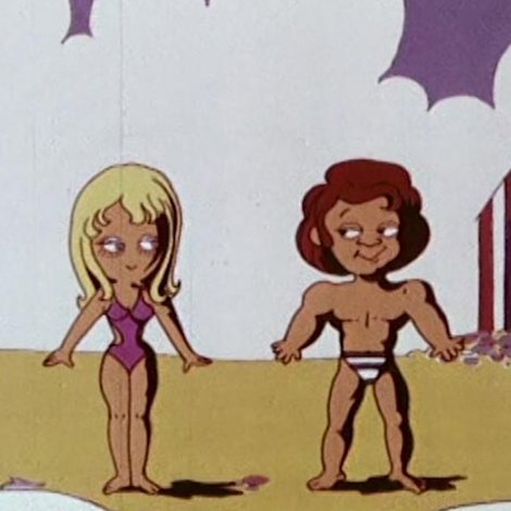 Teenagers Learn To Swim