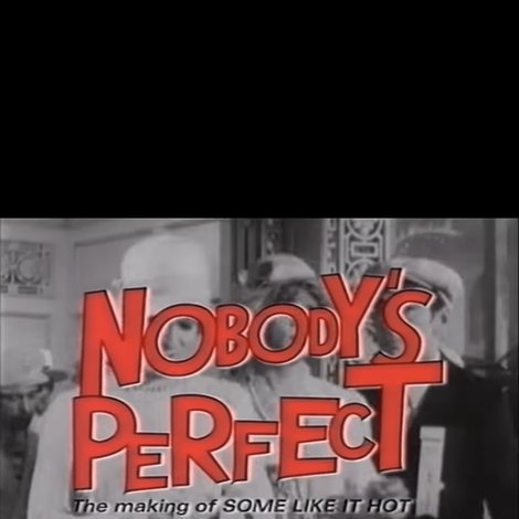 Nobody's Perfect - The Making of Some Like It Hot
