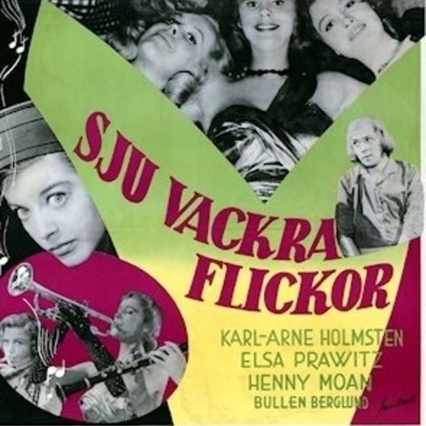 Sju vackra flickor