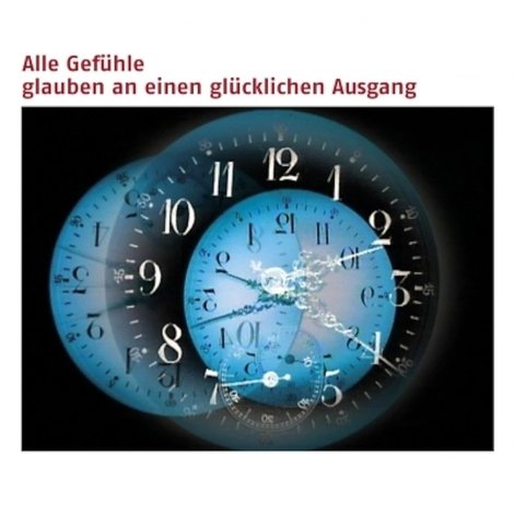 Alle Gefühle glauben an einen glücklichen Ausgang