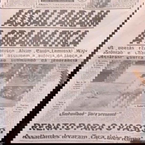 Assaltaram a Gramática