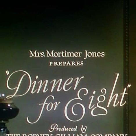 Mrs. Mortimer Jones Prepares