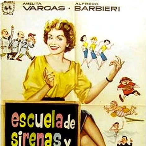 Escuela de sirenas y tiburones