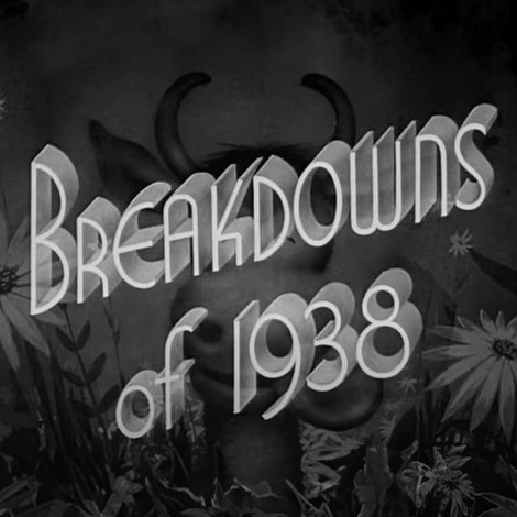 Breakdowns of 1938
