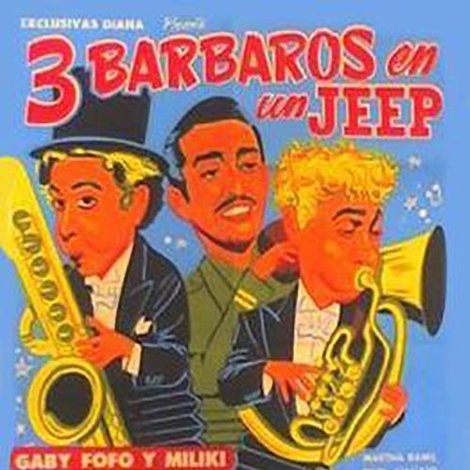 Tres barbaros en un jeep