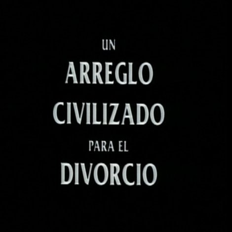 Un arreglo civilizado para el divorcio