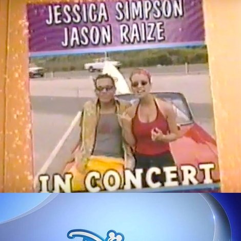 Jessica Simpson and Jason Raize In Concert