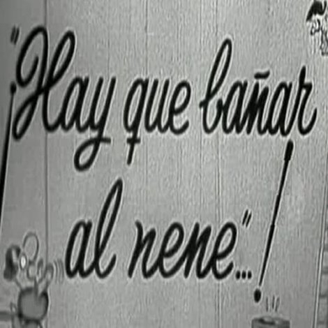 Hay que bañar al nene