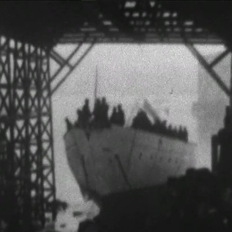 Christening and Launching Kaiser Wilhelm's Yacht 'Meteor'