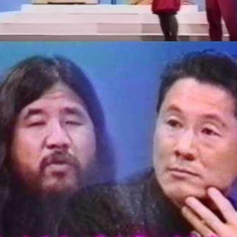Shoko Asahara with Takeshi