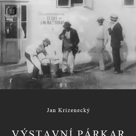 Výstavní párkař a lepič plakátů