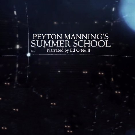 Peyton Manning's Summer School