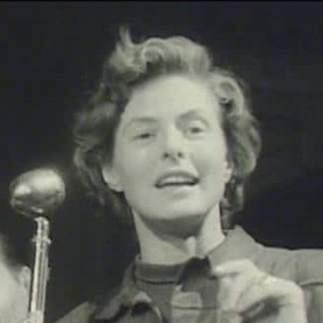 Med Ingrid Bergman på Berns