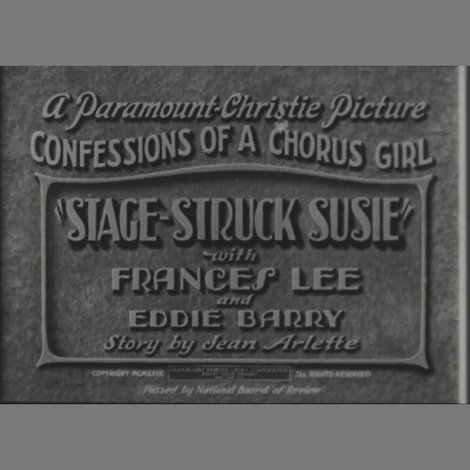 Stage Struck Susie