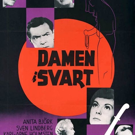 Damen i svart