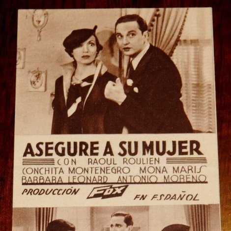 ¡Asegure a su mujer!