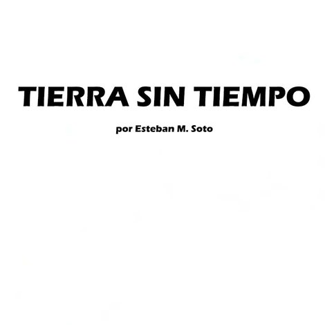Tierra sin tiempo