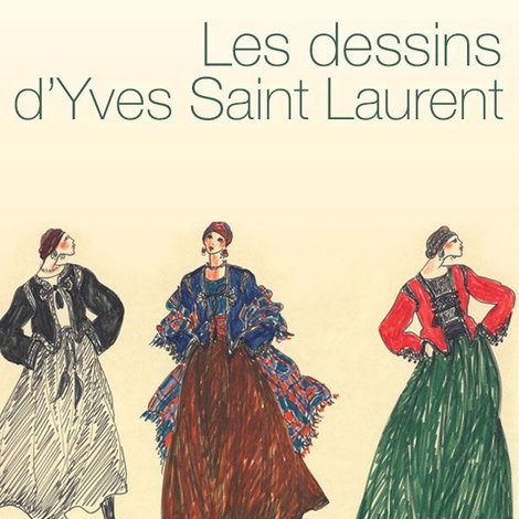 Les dessins d'Yves Saint Laurent