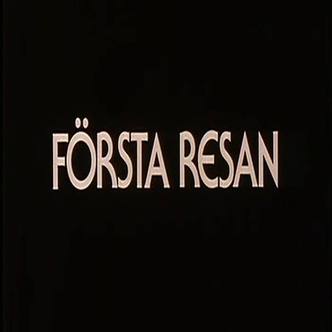 Första resan