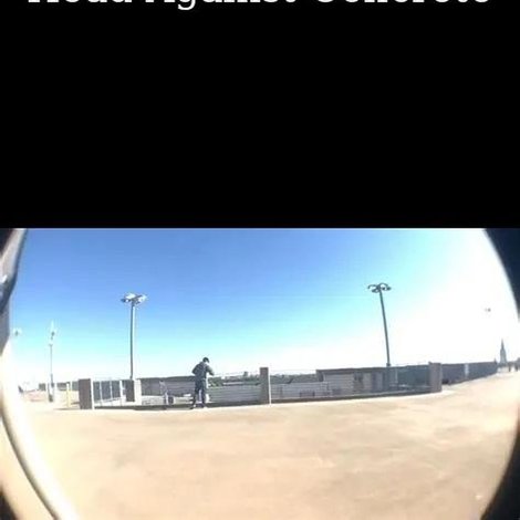 Head Against Concrete