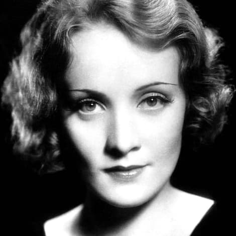 Marlene Dietrich's profile