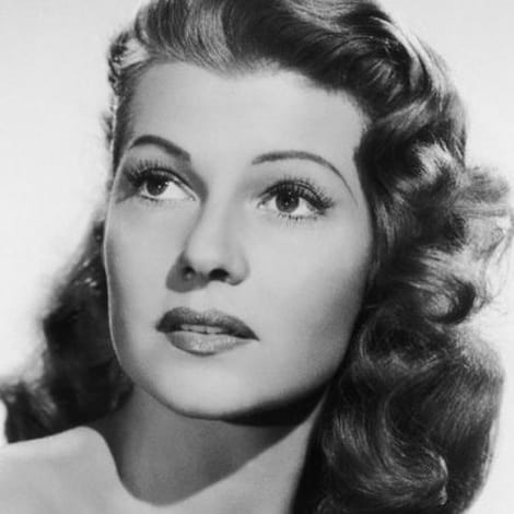 Rita Hayworth's profile