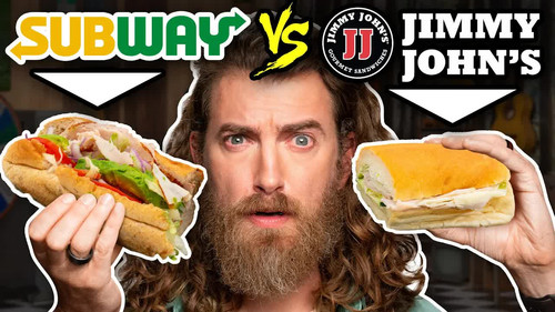 Subway vs. Jimmy John's Taste Test | FOOD FEUDS