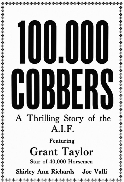 100,000 Cobbers Poster