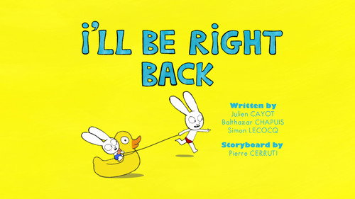 I'll Be Right Back