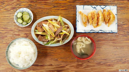 Negi-Liver Stir-Fry and Chicken Skin Gyoza of Washinoya, Kashiwa City, Chiba Prefecture