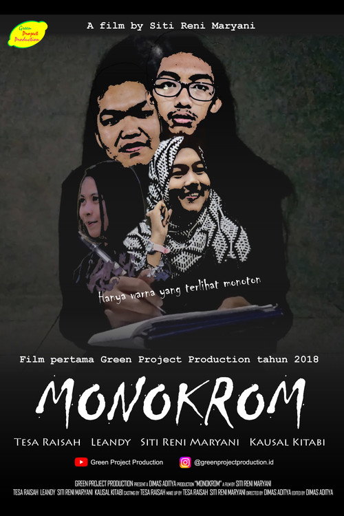 Monochrome: Only Colors That Look Monotonous Poster