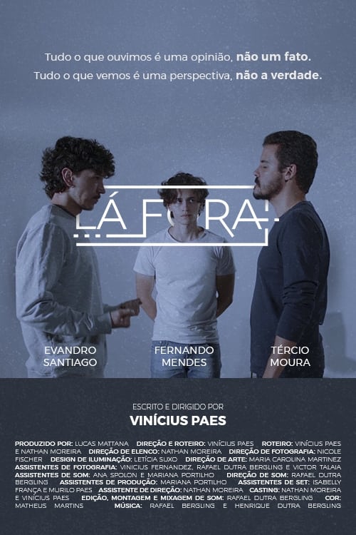Lá Fora Poster