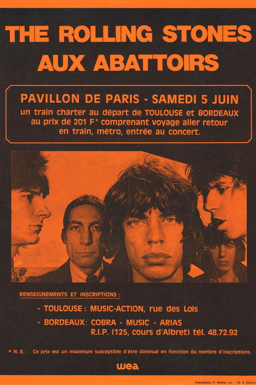 The Rolling Stones Aux Abattoirs Poster
