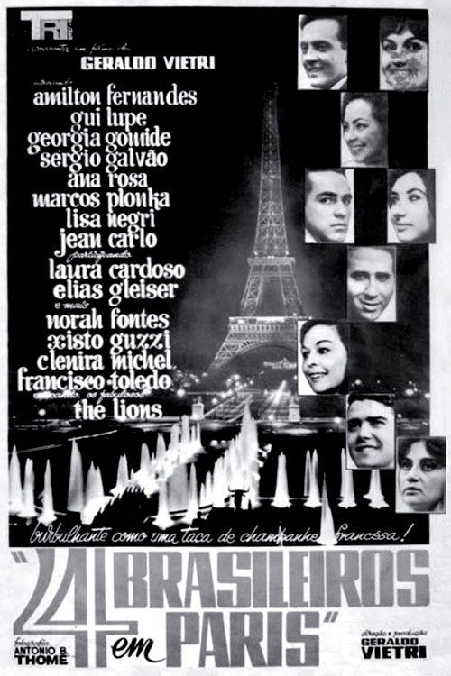 Quatro Brasileiros em Paris poster 2