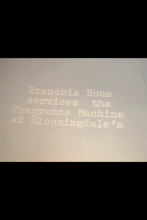 Francois Boue Services the Fragrance Machine at Bloomingdale's's poster