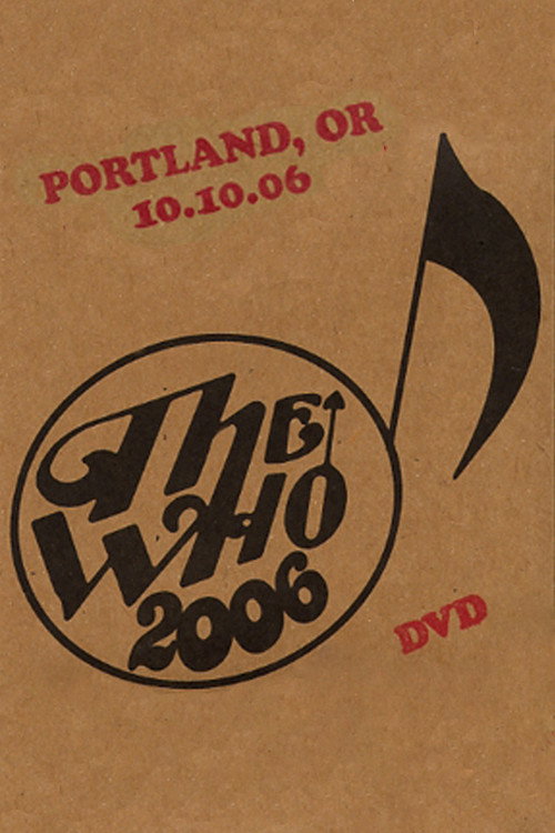 The Who: Portland 10/10/2006 Poster