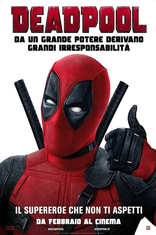 Deadpool poster Deadpool (2016) streaming ITA film completo Full HD