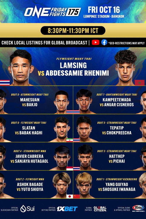 ONE Friday Fights 175: Lamsing vs. Rhenimi Poster