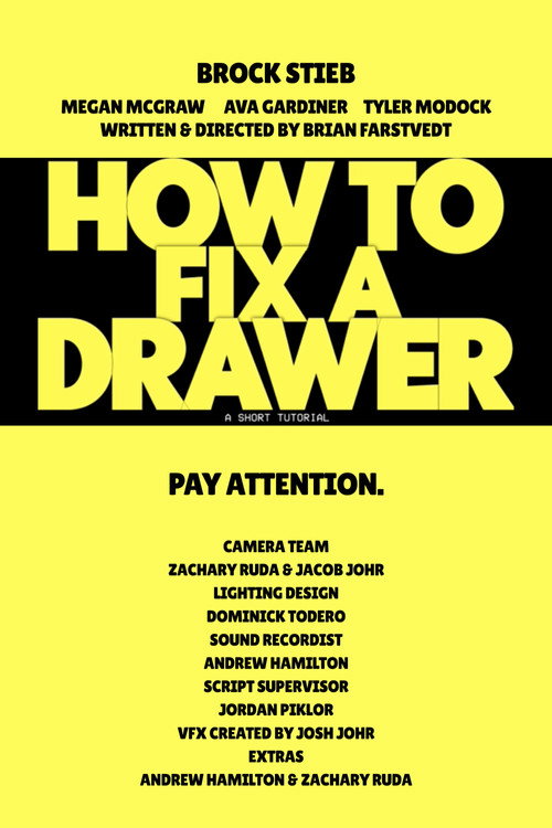 How To Fix A Drawer电影海报