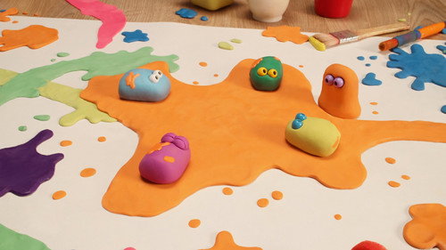 Colourful Puddles