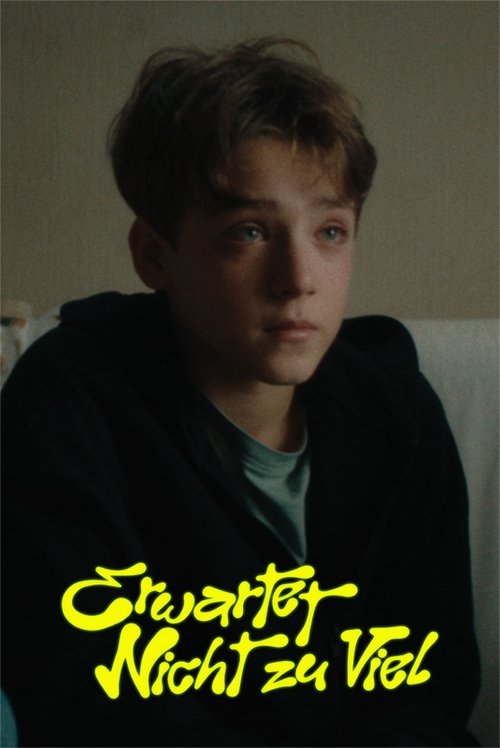 Erwartet nicht zu viel Poster
