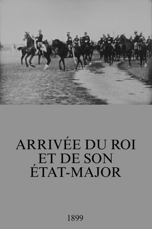 Arrivée du roi et de son état-major Poster