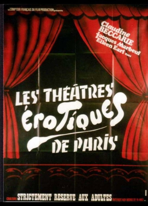 Les théâtres érotiques de Paris poster 2