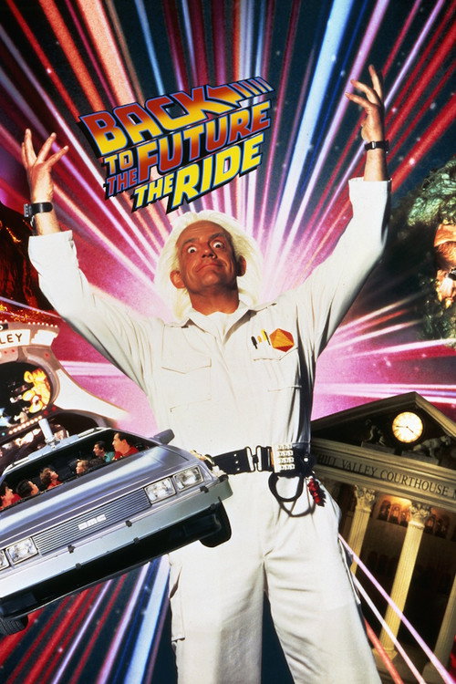 Back to the Future... The Ride Poster