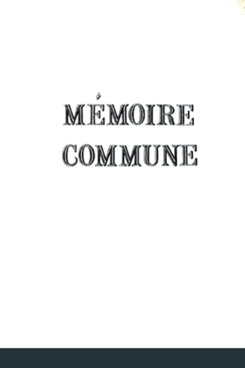 Mémoire Commune poster 2